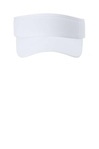 Port Authority Poly Visor - color: White