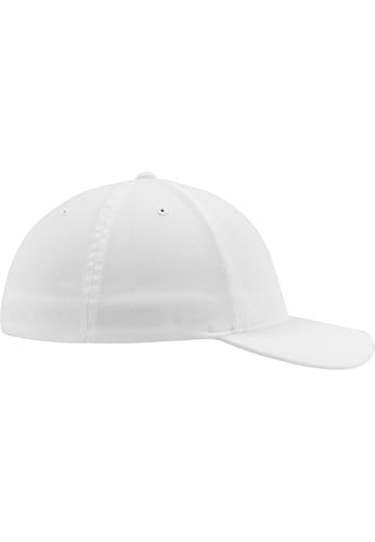 Flexfit Garment Washed Cotton Dad Hat Caps, Unisex, Garment Washed Cotton Dad Hat - color: White, size: Small-Medium