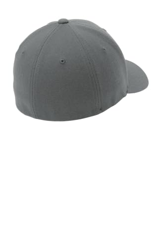 Port Authority Flexfit Wool Blend Cap - color: Grey, size: Small-Medium