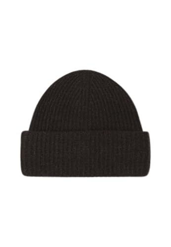 Style Republic Women’s Chunky Knit Beanie, 100% Pure Cashmere Cap, Soft & Stretchy, Warm Hat for Autumn, Winter, Spring - color: Coffee