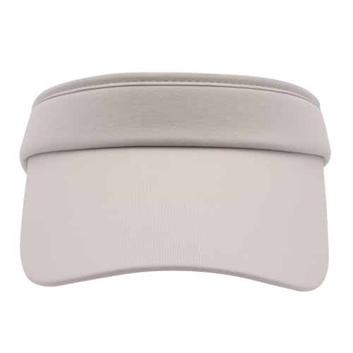 ZLYC Print Sports Sun Visors for Women Girls - color: Solid Light Gray