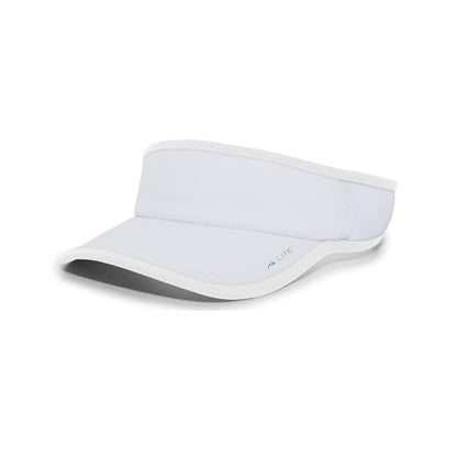 Pacific Headwear Unisex Adult Pacific Headwear Lite Allsport Active Visor - color: White