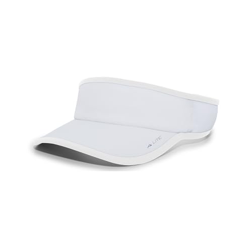 Pacific Headwear Unisex Adult Pacific Headwear Lite Allsport Active Visor - color: White