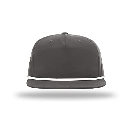 Richardson 256 Umpqua Grandpa Flip-Up Stay Pinch Cap Bundle w/Cap Catcher - color: Charcoal W/ White Rope
