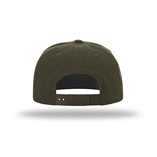Richardson 256 Umpqua Grandpa Flip-Up Stay Pinch Cap Bundle w/Cap Catcher - color: Loden W/ Gold Rope