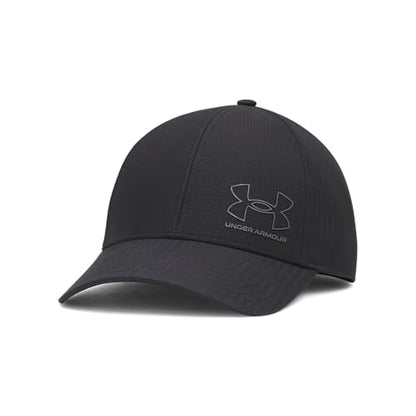 Under Armour Iso-Chill ArmourVent Stretch Fit Hat - color: (004) Black / / Castlerock, size: Medium-Large