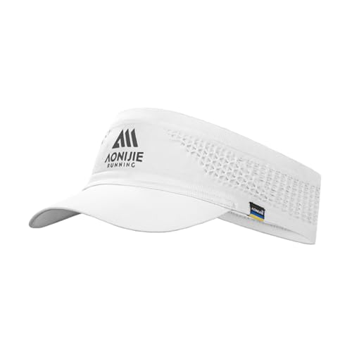 YOUGLE Sport Sun Visor Hat Elastic Empty Top Baseball Cap for Women and Men Sun Protection - color: A-white