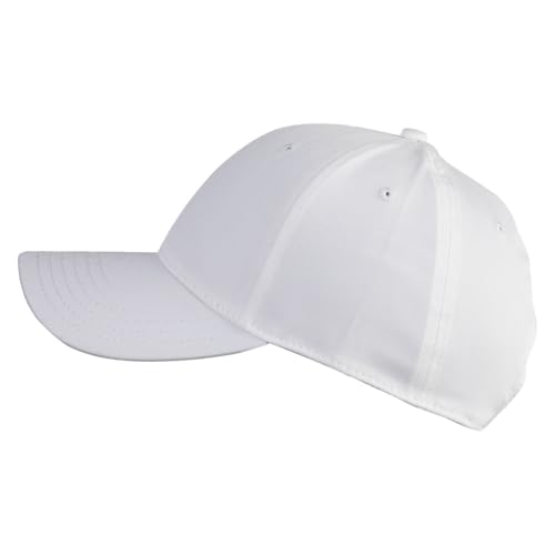 e4Hats.com 6 Panel Low Profile Structured Baseball Cap - color: White