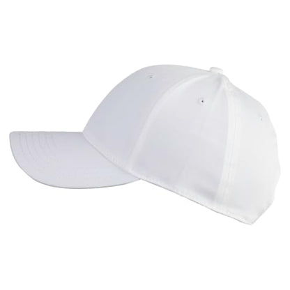 e4Hats.com 6 Panel Low Profile Structured Baseball Cap - color: White