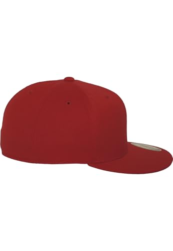 Flexfit Men's Premium 210 Fitted Cap - color: Red, size: Large-X-Large