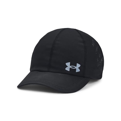 Under Armour Women's Iso-Chill Launch Run Adjustable Hat - color: (001) Black / Black / Reflective
