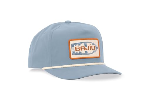 Bajío Fishing Hat - Performance, Corduroy and Twill Trucker Snapback - color: Boat - Stellar Blue - Twill