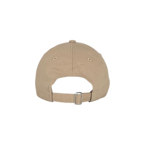 NY 3D Embroidered Dad Hat - New York Baseball Cap - color: Khaki-navy