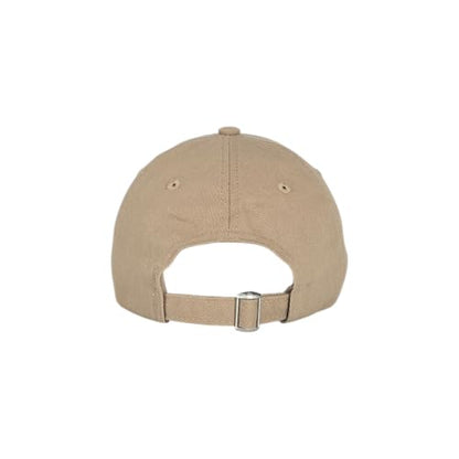 NY 3D Embroidered Dad Hat - New York Baseball Cap - color: Khaki-navy