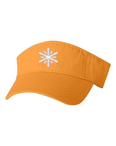 Go All Out Snowflake Cute Christmas Bucket Ponytail Visor Embroidered Cap Dad Hat - color: Gold