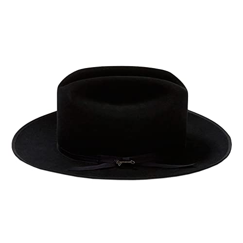Stetson Men's Royal Deluxe Open Road - color: Black, size: 6 3/4