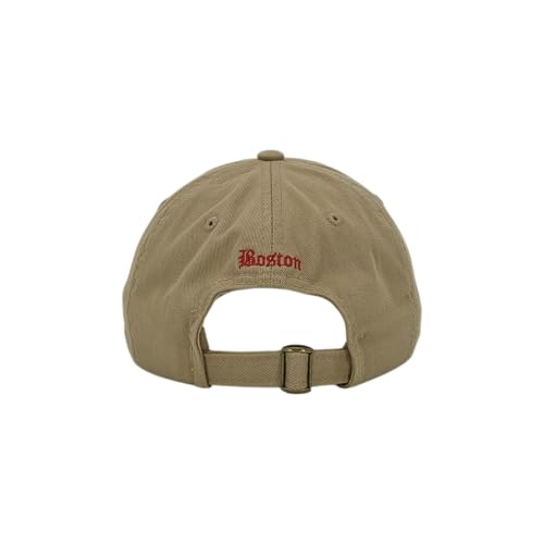 Boston Gothic B Dad Hat, Embroidered Low Profile Baseball Cap for Women Men - color: Khaki