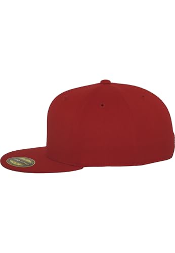 Flexfit Men's Premium 210 Fitted Cap - color: Red, size: Large-X-Large