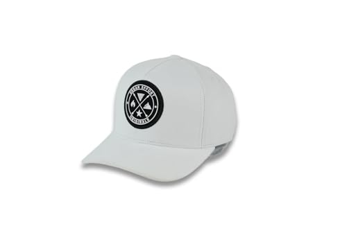 Urban Effort Trucker Hat for Men & Women, Mesh Back Baseball Cap, 5 Panel - color: White + Black Patch, style: Classic Snapback