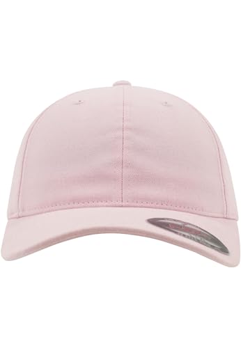 Flexfit Garment Washed Cotton Dad Hat Caps, Unisex, Garment Washed Cotton Dad Hat - color: Pink, size: Small-Medium