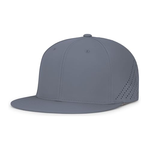 Pacific Headwear Unisex-Adult Pacific Headwear Premium Lightweight Perforated Pacflex Cap Powered By Coolcore® - color: Graphite, size: X-Small