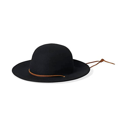 Brixton Mens Tiller Wide Brim Felt Fedora Hat - size: X-Small