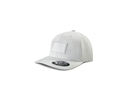 ARIAT Men's Rubber Flag Patch Cap, Snap Back, Grey, Polyester, One Size