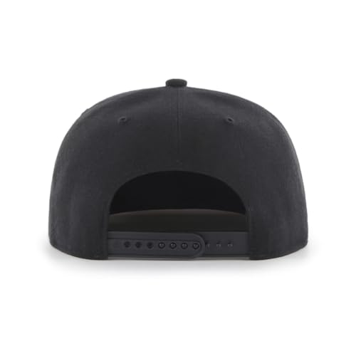 47 MLB Sure Shot Captain Hat Adjustable Structured 6-Panel Snapback Hat Cap, Adult One Size Fits All - color: San Francisco Giants
