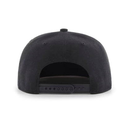 47 MLB Sure Shot Captain Hat Adjustable Structured 6-Panel Snapback Hat Cap, Adult One Size Fits All - color: Chicago White Sox