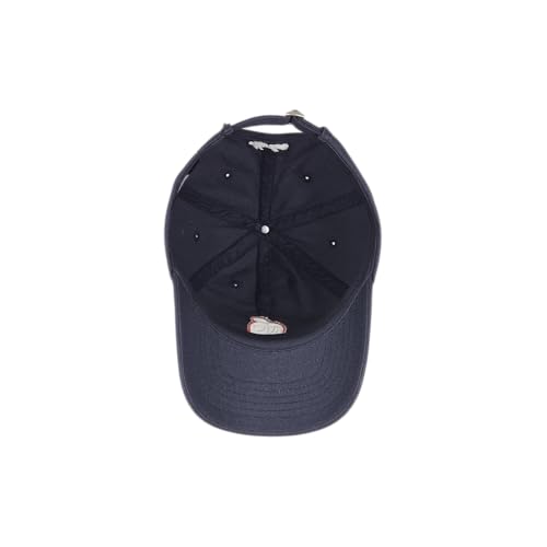 E BY ELIDAN NY Apple Dad Hat, New York Baseball Cap for Women Men - color: Navy With Red Apple