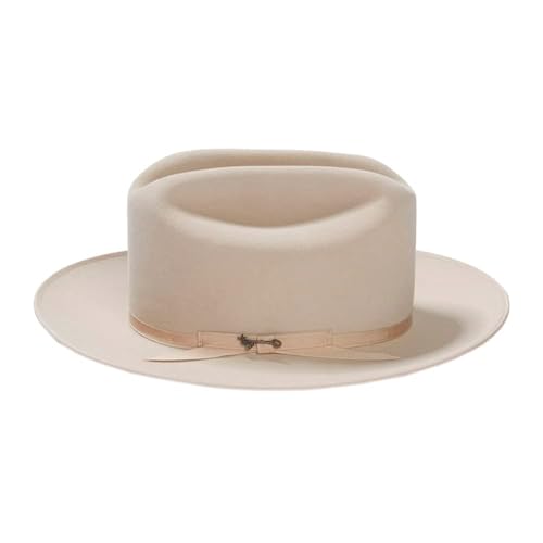 Stetson Men's Royal Deluxe Open Road - color: Silverbelly, size: 6 7/8