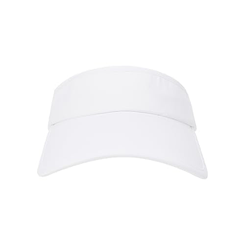 Adjustable Summer Sun Visor Hat Retractable Brim Empty Top Golf Cap Adult Teens UV Protection Beach Tennis Sports Hat - color: White
