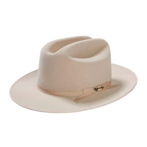 Stetson Men's Royal Deluxe Open Road - color: Silverbelly, size: 7 1/8