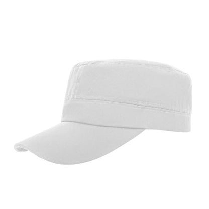 TopTie Army Cadet Cap Hat Polyester Cotton Twill Security Hat - color: Beige