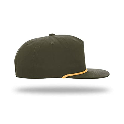 Richardson 256 Umpqua Grandpa Flip-Up Stay Pinch Cap Bundle w/Cap Catcher - color: Loden W/ Gold Rope
