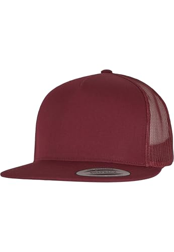 Flexfit Classic Trucker Hat White – One Size – 6006 - color: Maroon