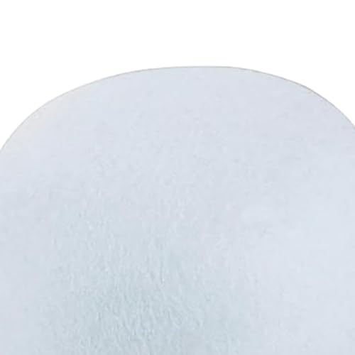Men Women Cloche Hats with Round Hat Top Turned Brim Bowler Cap Holiday Party Accessories - color: White