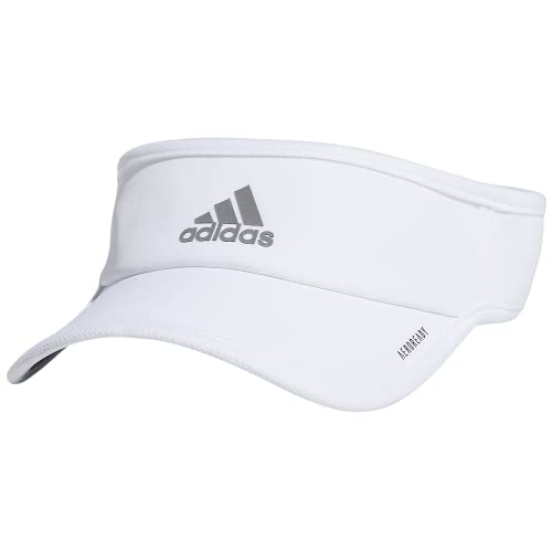 adidas Womens Superlite 3 Visor Casual - Black - color: White/Silver Reflective/3