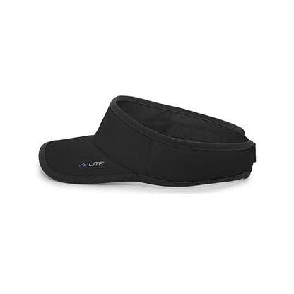 Pacific Headwear Unisex Adult Pacific Headwear Lite Allsport Active Visor - color: Black
