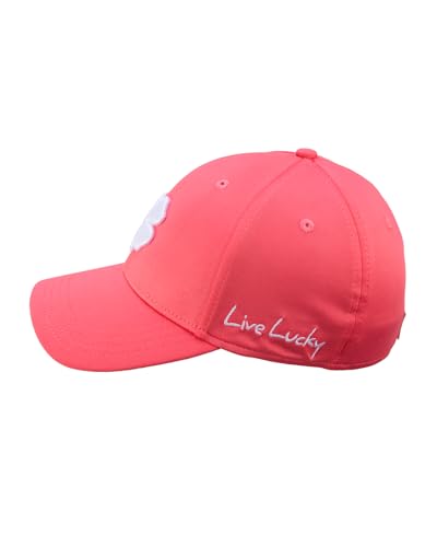 Black Clover Premium Flex Cap - color: 144 - (Raspberry/White), size: Small-Medium