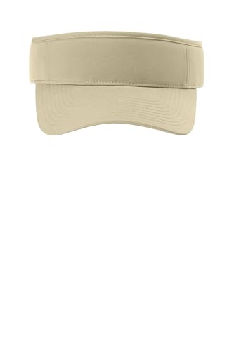 Port Authority Poly Visor - color: Sahara