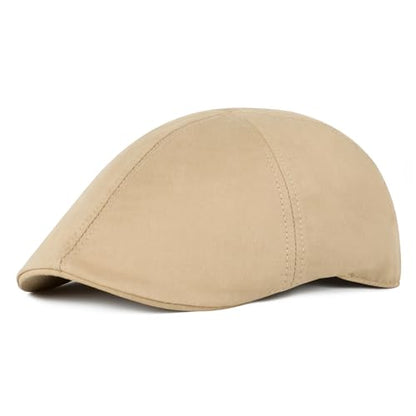 Toddler Cotton Ivy Newsboy Cap - color: Khaki, size: 6-8 Years