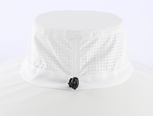 Home Prefer UPF 50+ Sun Hats for Men Women Foldable Wide Brim Fishing Hat Quick Dry Summer Outdoor Garden Safari Bucket Hat - color: White