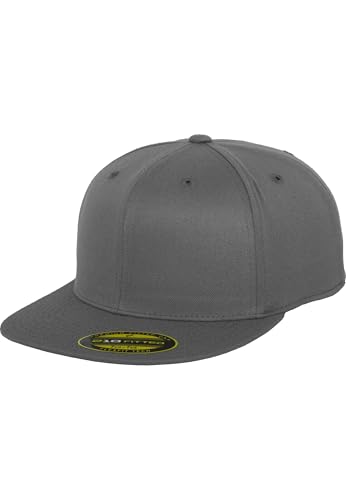Flexfit Mens Premium 210 Fitted - color: Dark Grey, size: Small-Medium