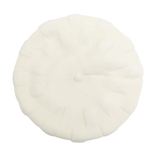 ZLYC Women French Beret Hat Reversible Solid Color Knit Warm Artist Cap - color: Checkered White