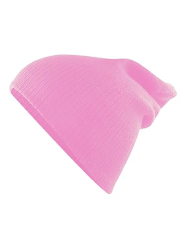 Century Star Kids Slouchy Beanie Halloween Costume Hat Winter Knit Cuff Toddler Boys Girls - color: Pink