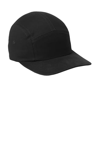 Port Authority Brushed Cotton Camper Cap - color: Black