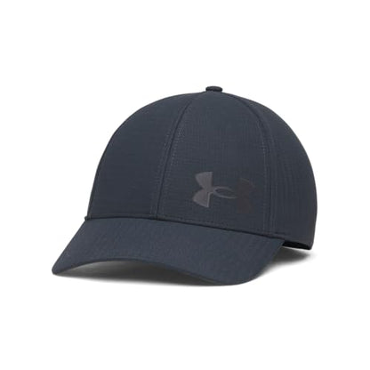 Under Armour Isochill ArmourVent Fitted Baseball Cap - color: (016) Anthracite / / Black, size: Large-X-Large