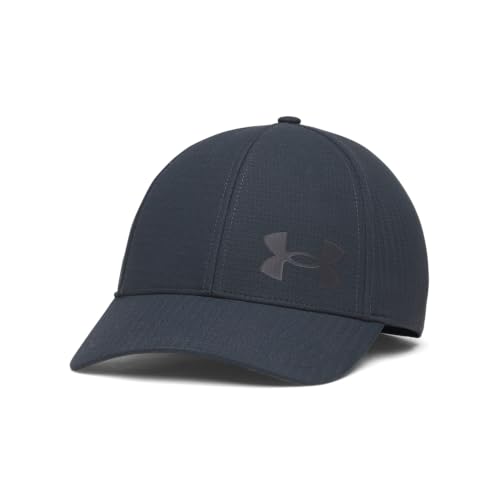 Under Armour Isochill ArmourVent Fitted Baseball Cap - color: (016) Anthracite / / Black, size: Medium-Large