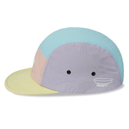 Clakllie Quick Dry Short Brim Hats for Men 5 Panel Running Hat Waterproof Baseball Cap Outdoor Hiking Hat Flat Bill Cadet Cap - color: Cdus-bssd2567-baby Blue